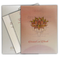 Buy Indian wedding cards, Printed digitally on tracing, Indian Wedding Invitations London